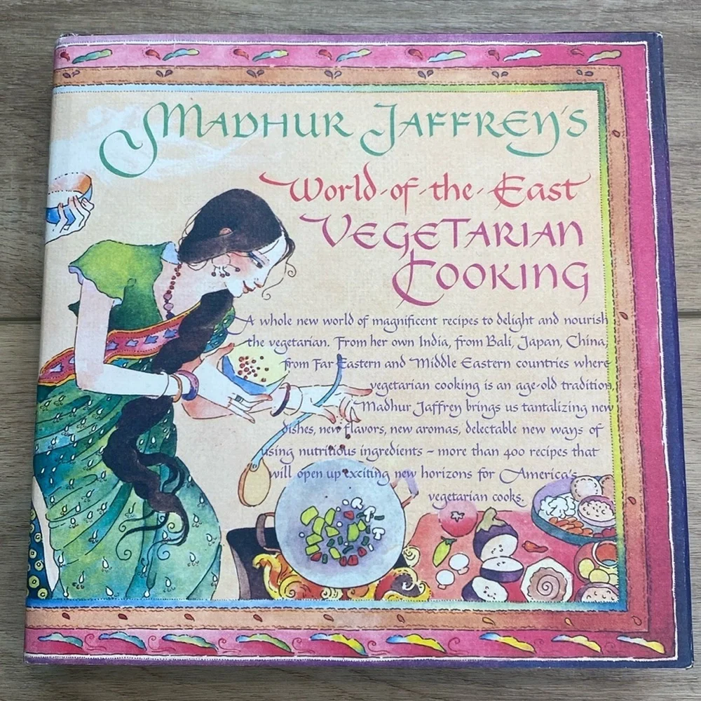 1st Ed/PRT Madhur Jaffrey's World‎ Of the East Vegetarian CookBook Hard Cover